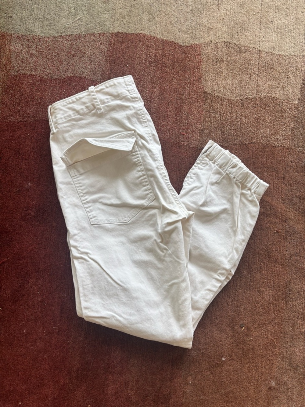 Nili Lotan Elastic Zipper Cuff Chinos - Sz 4